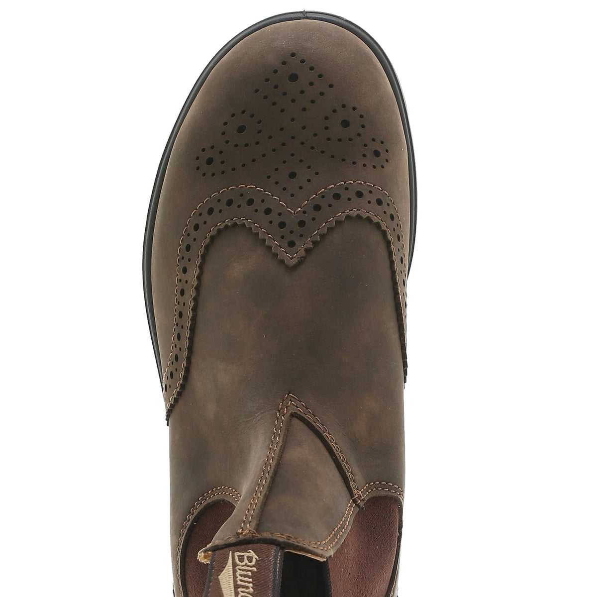 1471 Women Brogued Rustic brown Leather | Bildmaterial bereitgestellt von SHOES.PLEASE.