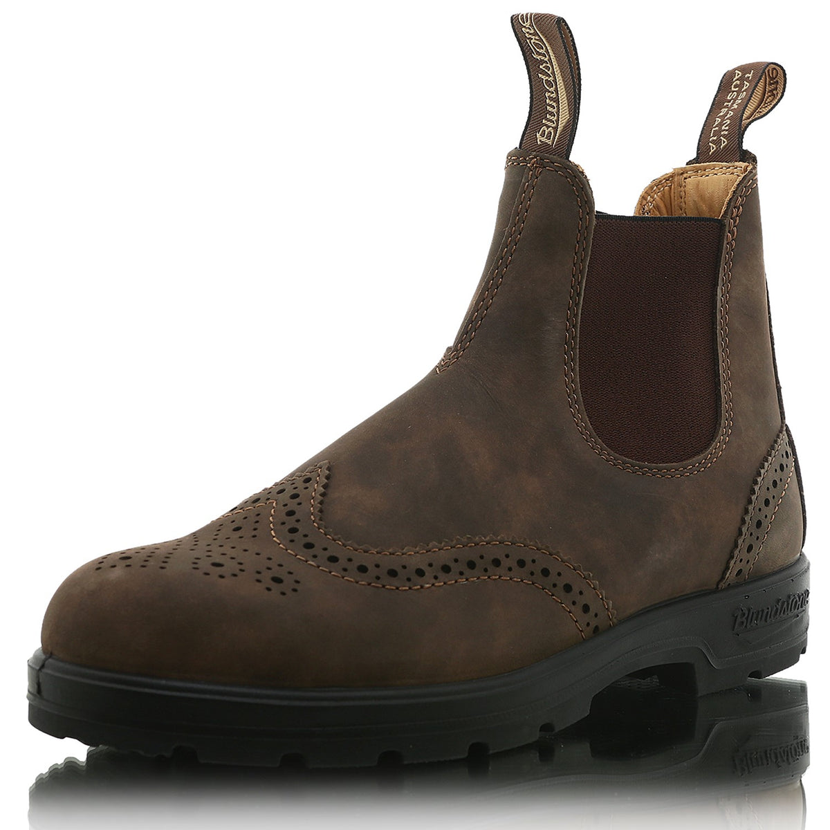 1471 Women Brogued Rustic brown Leather | Bildmaterial bereitgestellt von SHOES.PLEASE.