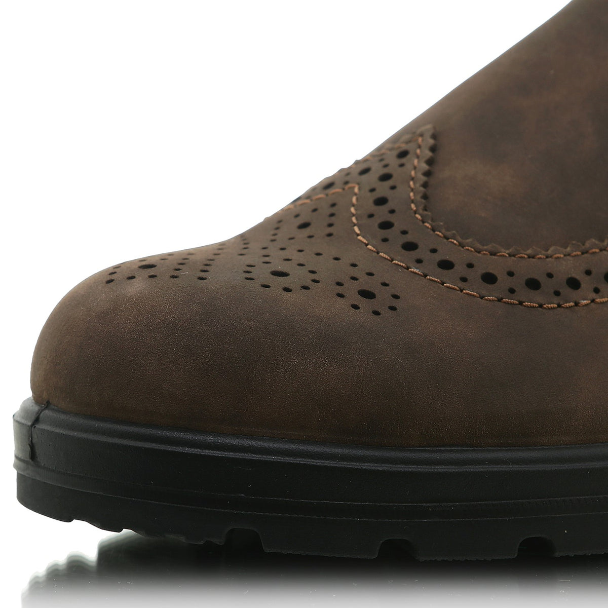 1471 Women Brogued Rustic brown Leather | Bildmaterial bereitgestellt von SHOES.PLEASE.
