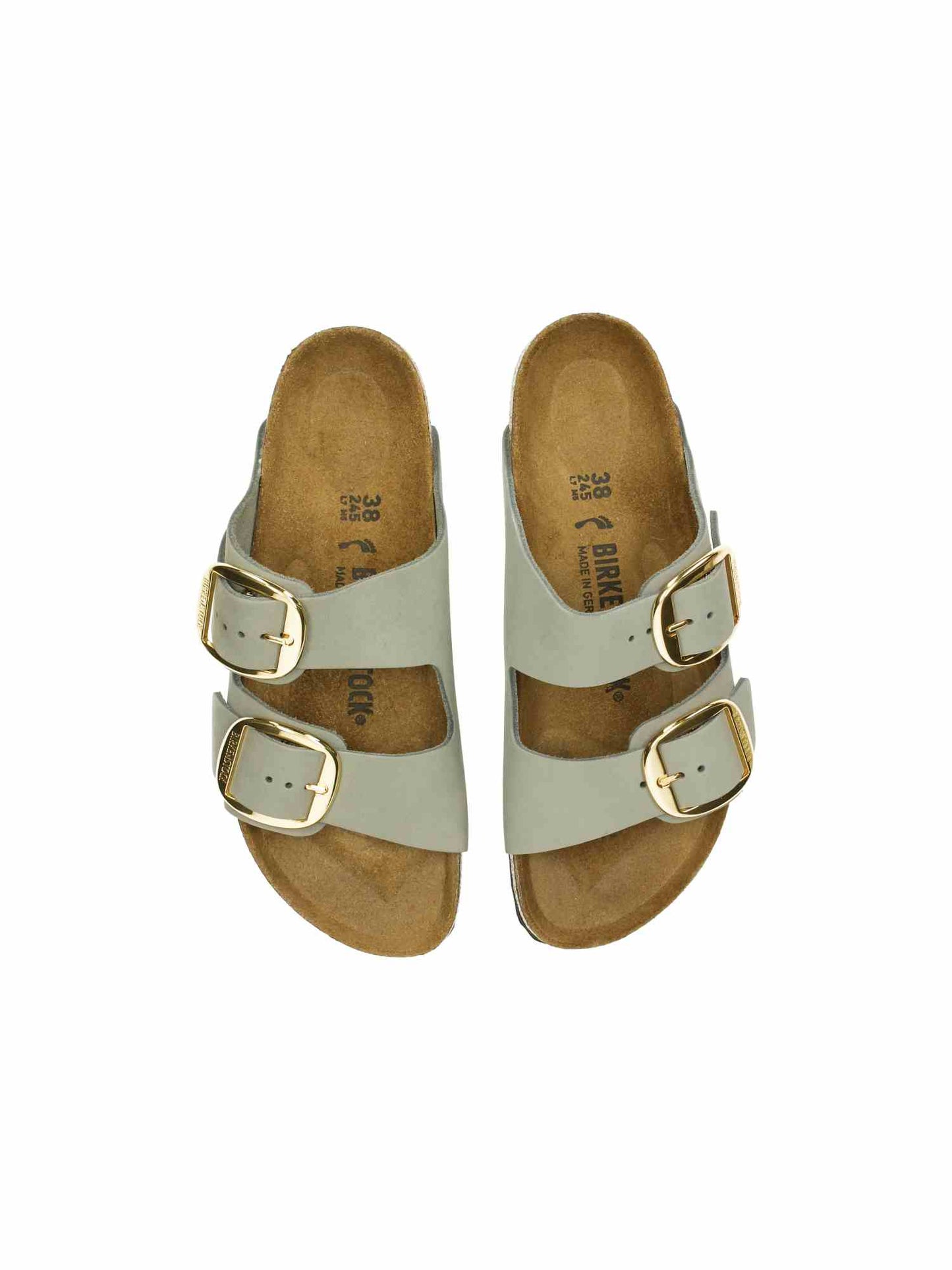 Arizona Big Buckle Nubuck light gray | Bildmaterial bereitgestellt von SHOES.PLEASE.