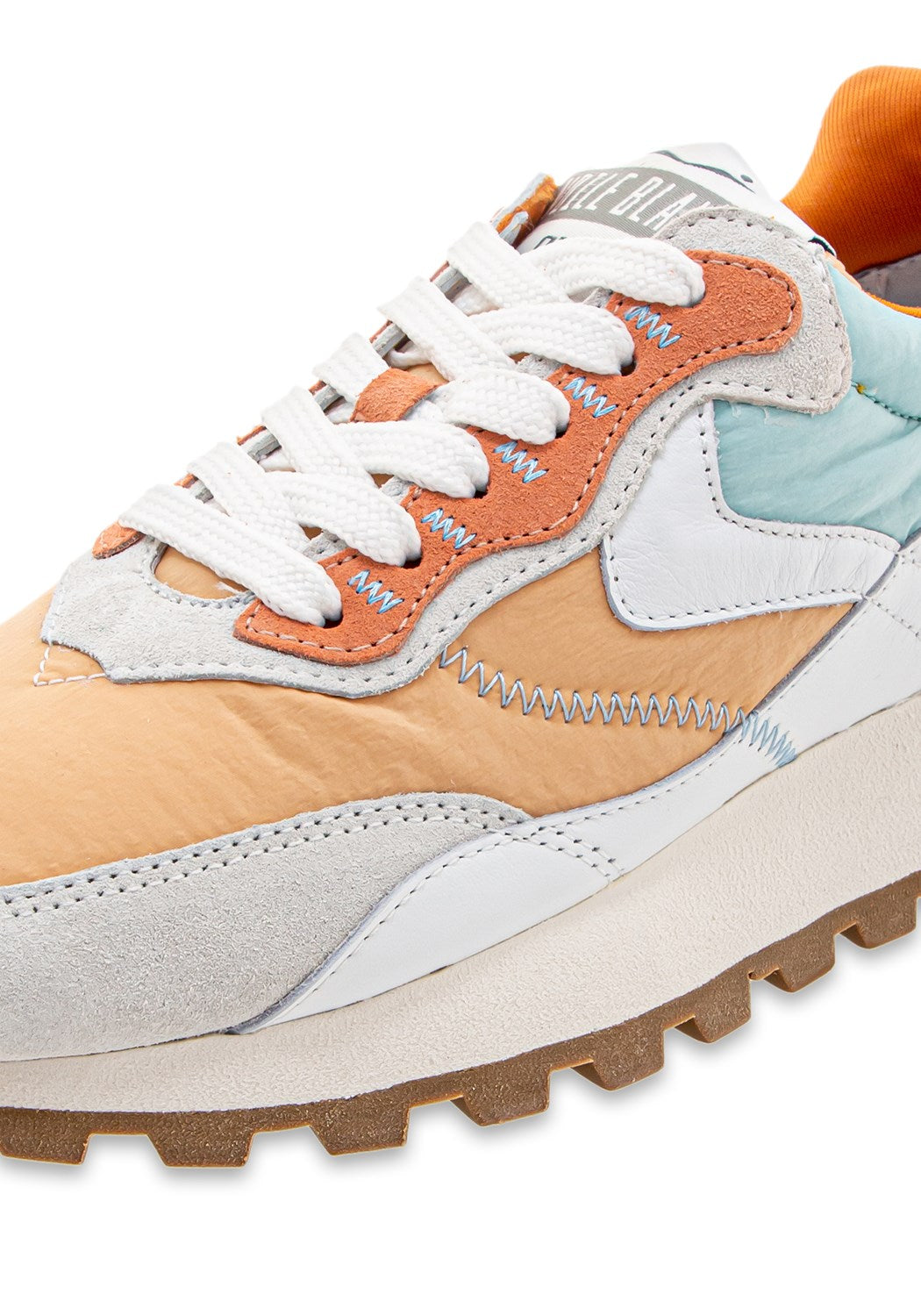 Qwark Hype Woman Suede/Nylon wht-oran-ma | Bildmaterial bereitgestellt von SHOES.PLEASE.