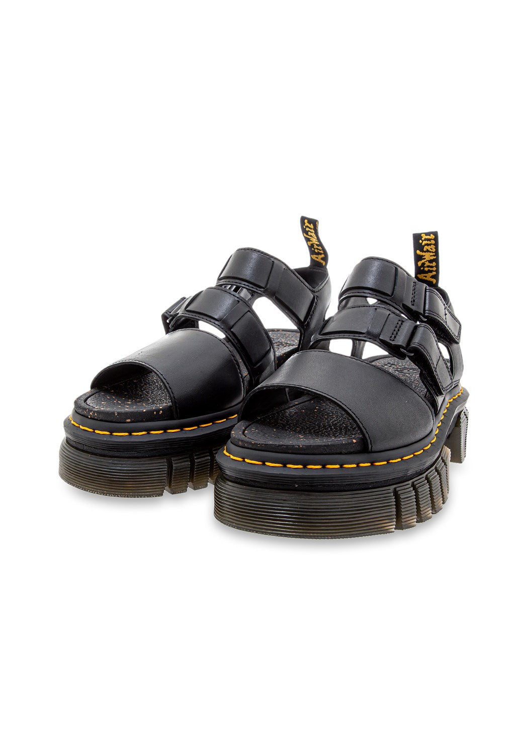 Ricki 3-Strap Sandal Black Nappa Lux | Bildmaterial bereitgestellt von SHOES.PLEASE.