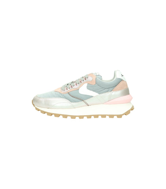 Qwark Hype Woman Nappa/Nylon plat.grey