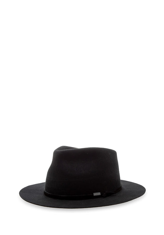 Fedora Woolfelt schwarz dunkel