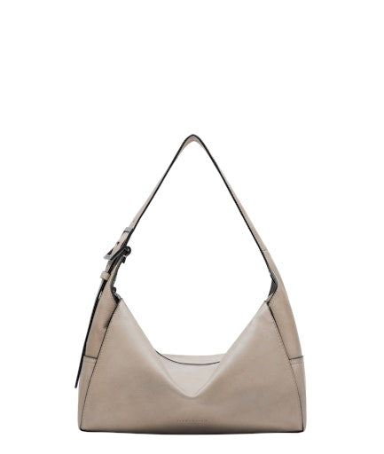 Lou 2 3D Leather Hobo M stone