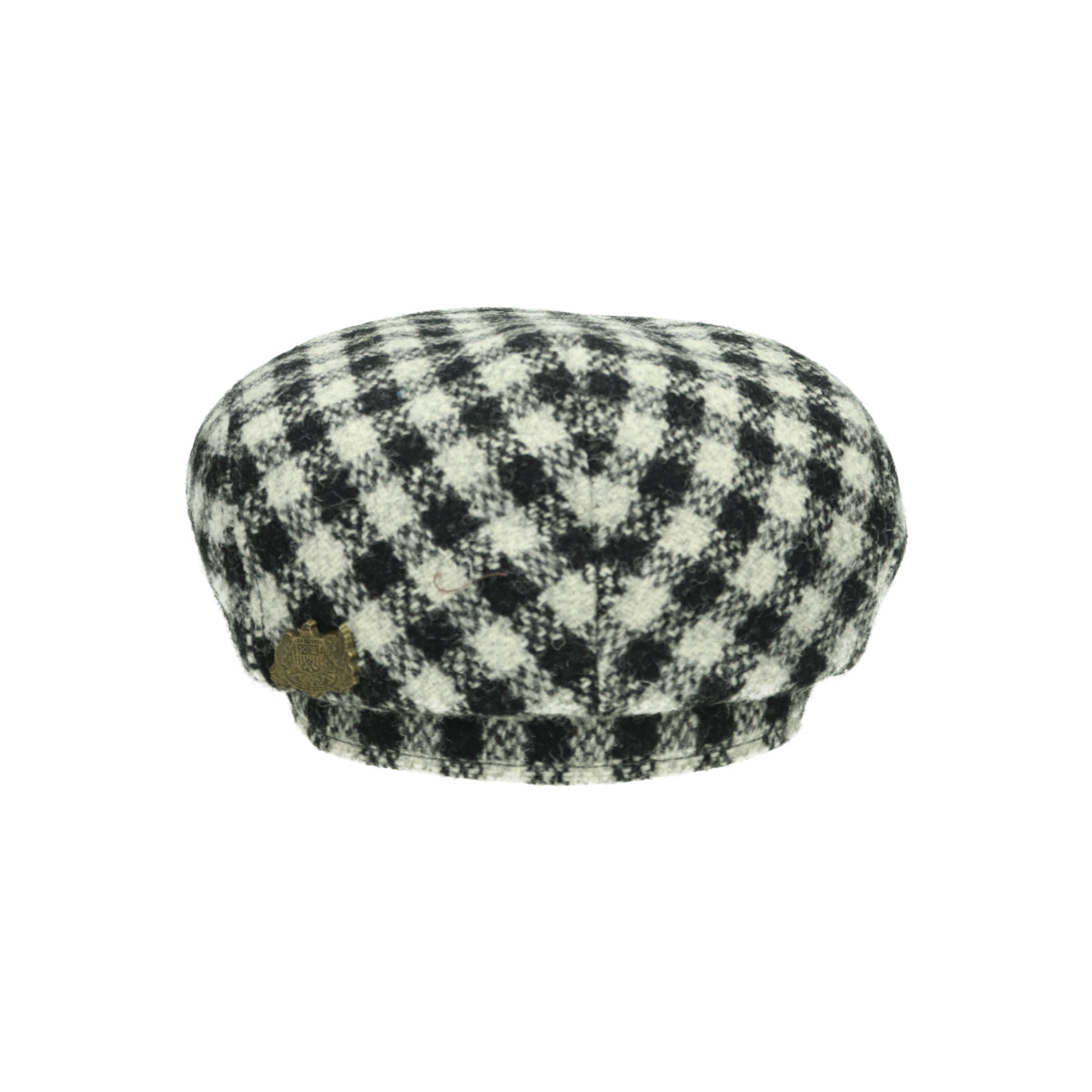 Driver Cap Harris Tweed schwarz weiß | Bildmaterial bereitgestellt von SHOES.PLEASE.