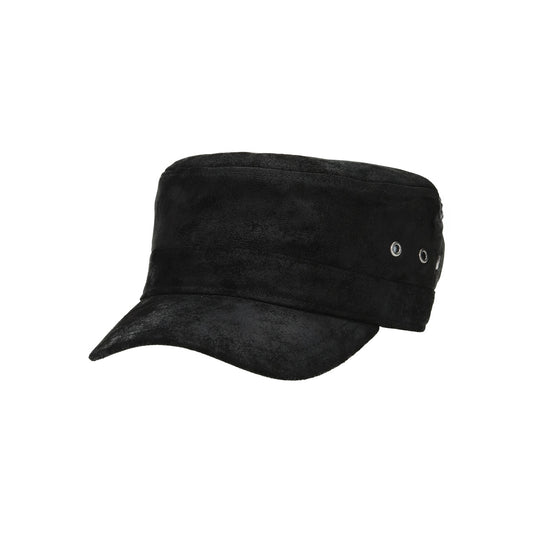 Army Cap Pigskin schwarz