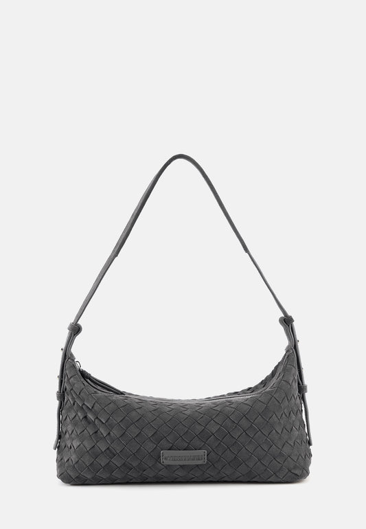 MARIE BAGUETTE WEAVE COZY asphalte