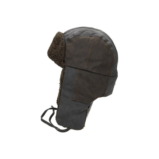 Bomber Cap CO/PES schwarz/braun