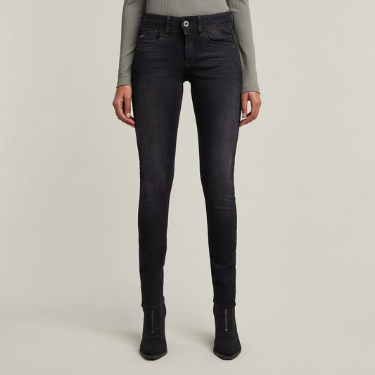 Lynn Mid Skinny Wmn dusty grey