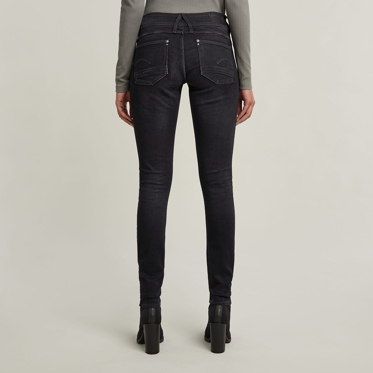 Lynn Mid Skinny Wmn dusty grey | Bildmaterial bereitgestellt von SHOES.PLEASE.