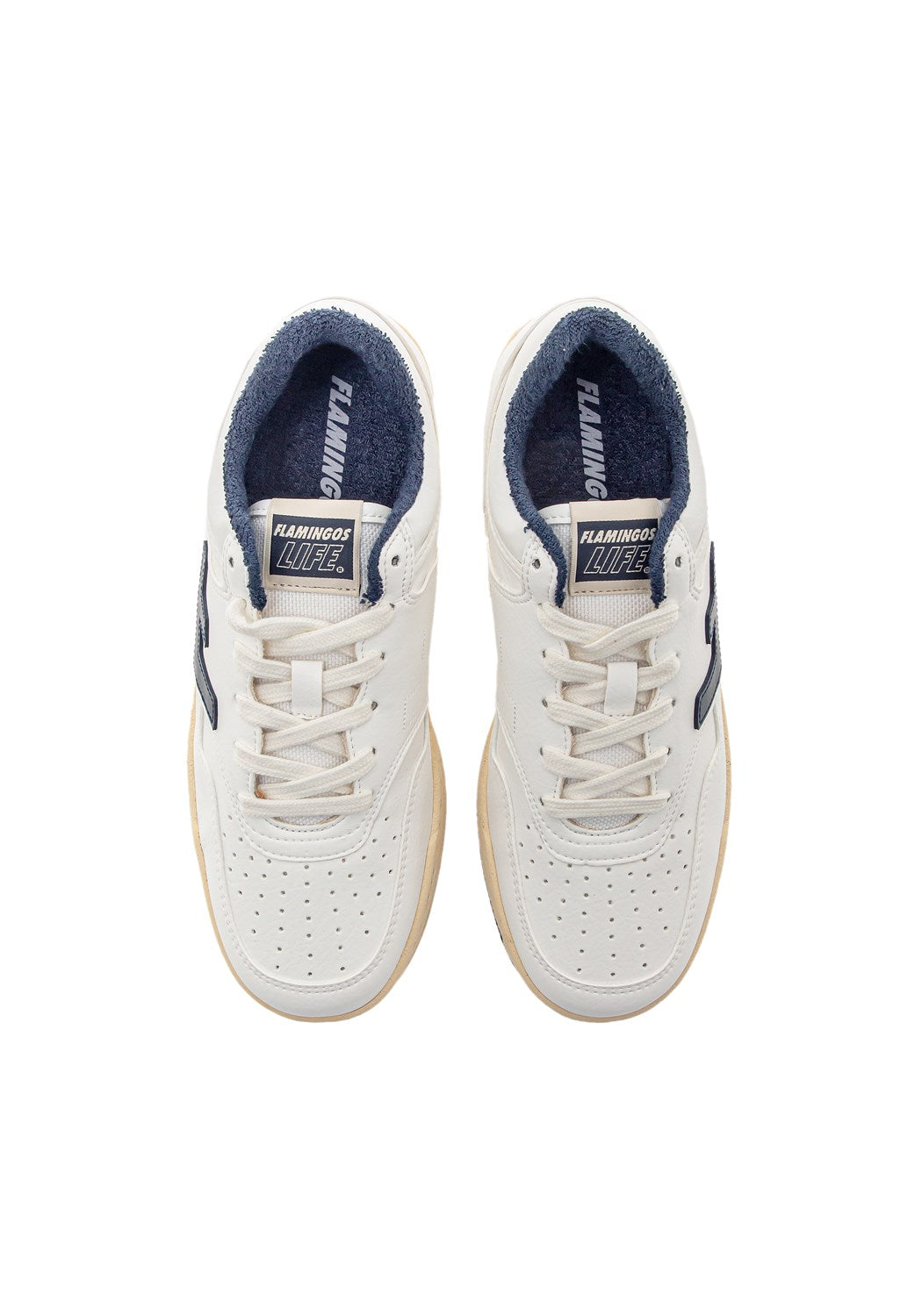 Retro 90s white/vanilla/navy dunkel | Bildmaterial bereitgestellt von SHOES.PLEASE.