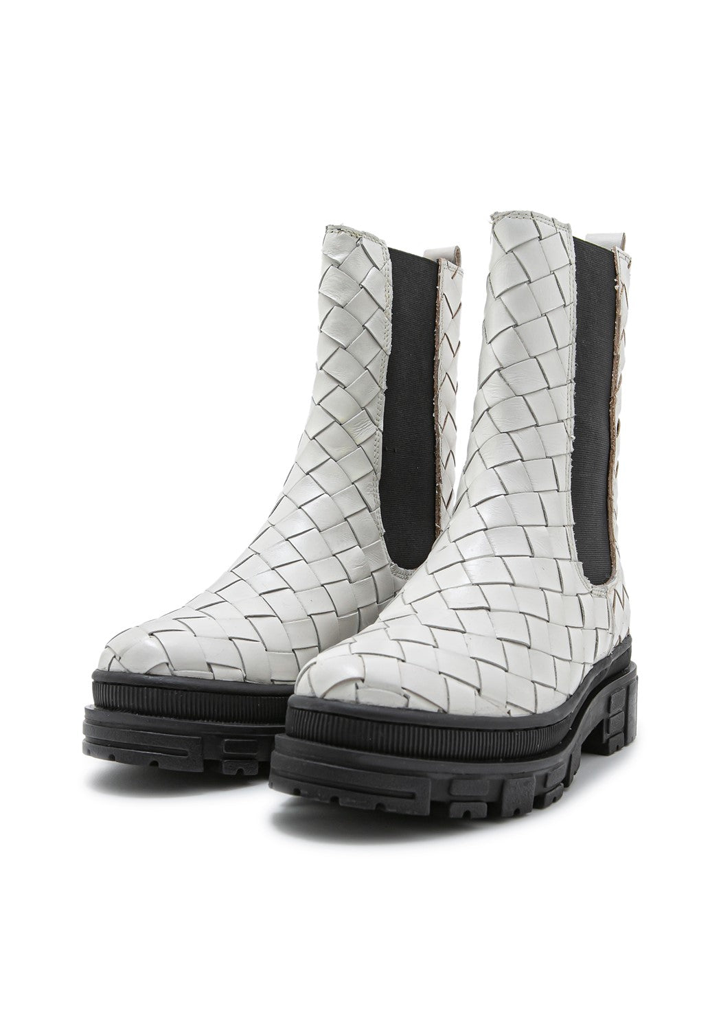 RSKate Boot braided ivory/black | Bildmaterial bereitgestellt von SHOES.PLEASE.