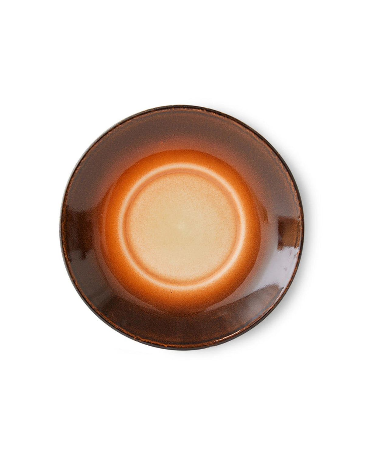 70s ceramics saucer medium roast | Bildmaterial bereitgestellt von SHOES.PLEASE.