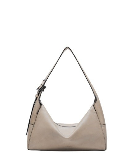 Lou 2 3D Leather Hobo M stone | Bildmaterial bereitgestellt von SHOES.PLEASE.