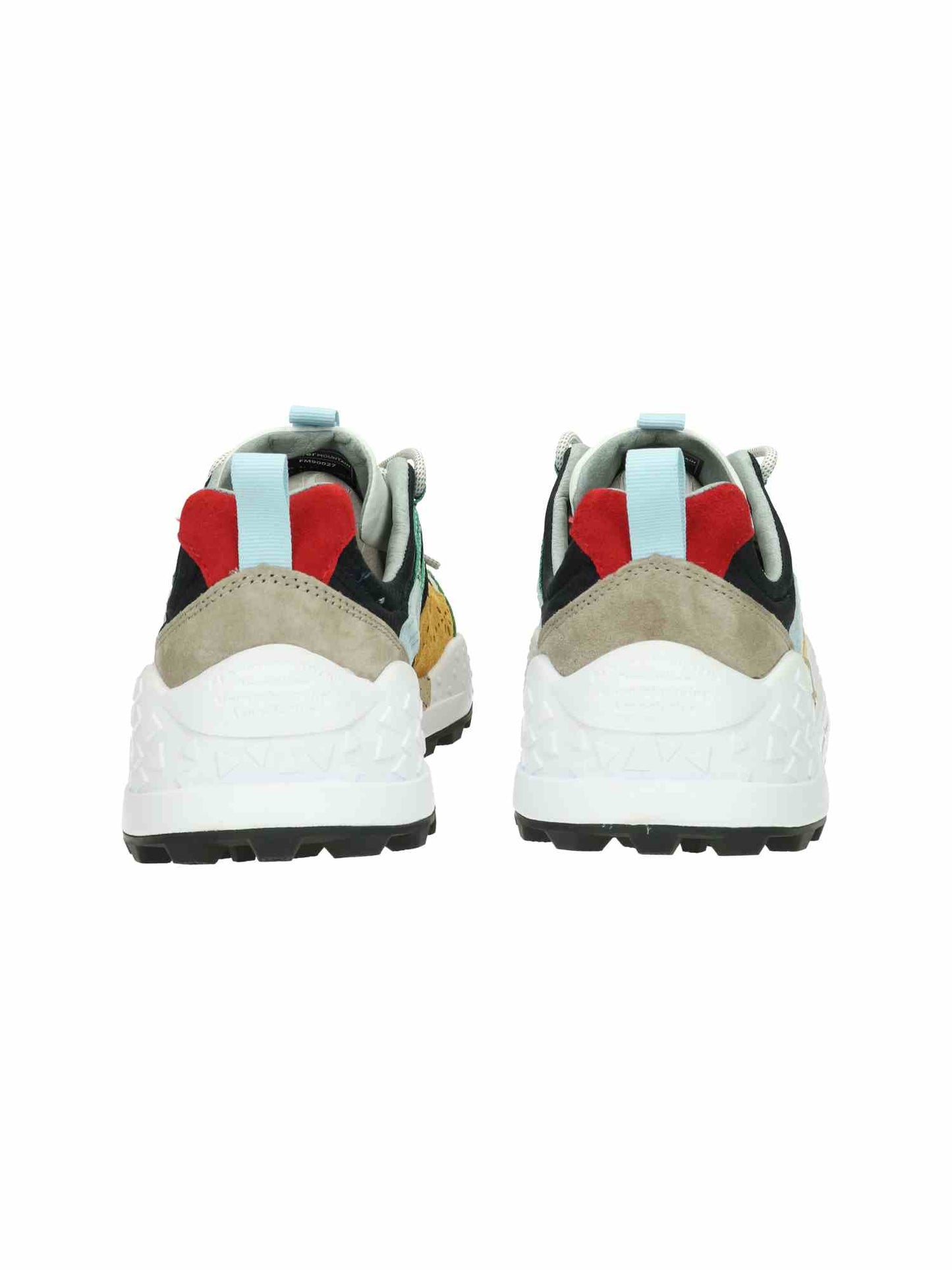 Washi Man Suede/Nylon Green-Yellow-Navy | Bildmaterial bereitgestellt von SHOES.PLEASE.