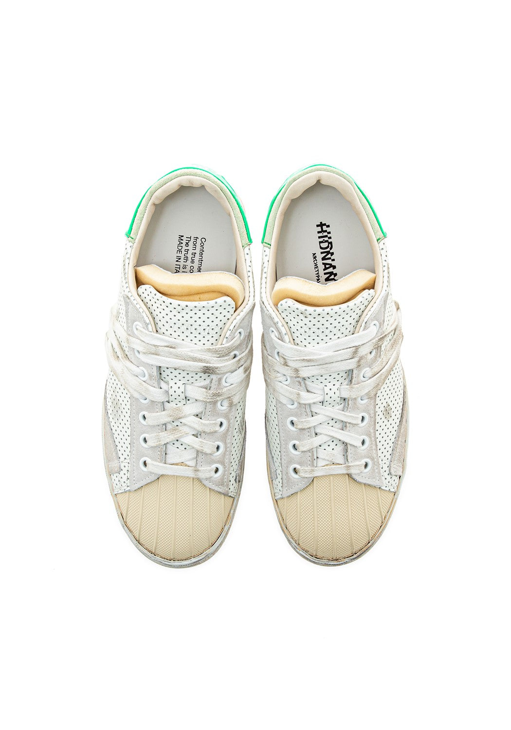 Stripeless Ultimate Atari white/flou gre dunkel | Bildmaterial bereitgestellt von SHOES.PLEASE.