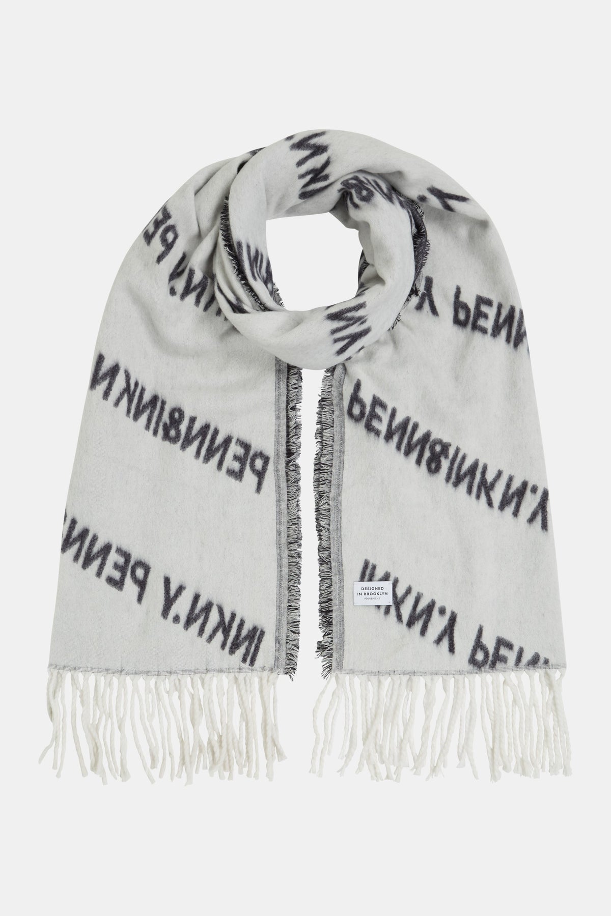 Scarf logo antra/ecru | Bildmaterial bereitgestellt von SHOES.PLEASE.