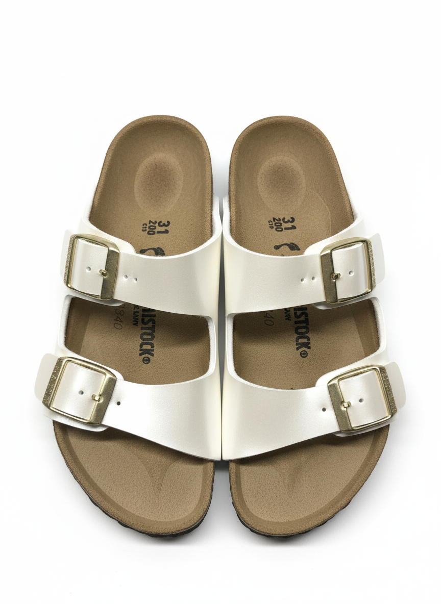Arizona Kids Birko-Flor Girls Narrow electric metallic pearl | Bildmaterial bereitgestellt von SHOES.PLEASE.