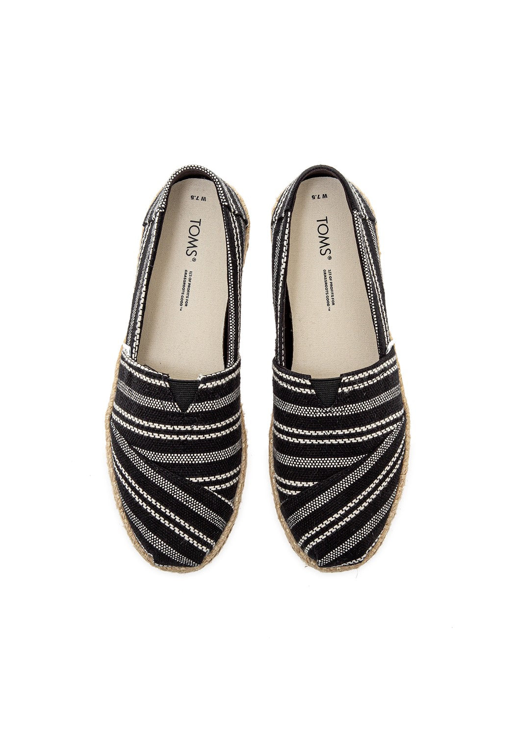 10017852 WM Alpargata Rope Stripe black | Bildmaterial bereitgestellt von SHOES.PLEASE.