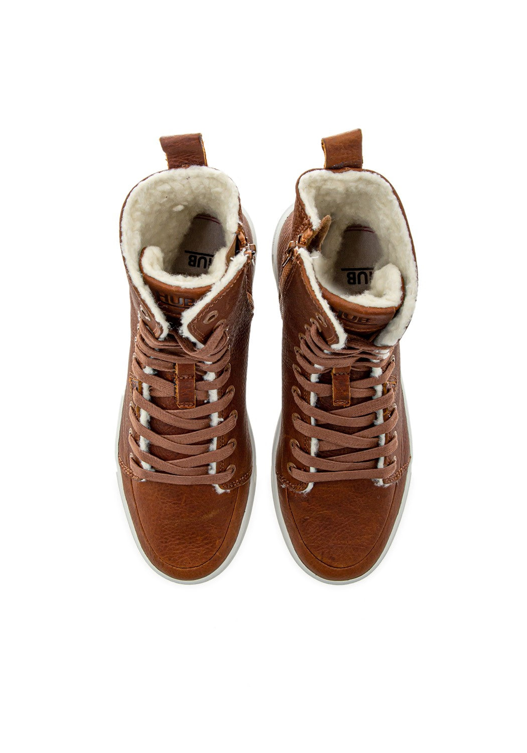 NIGHT L30 WOOL LEATHER cognac/off white | Bildmaterial bereitgestellt von SHOES.PLEASE.