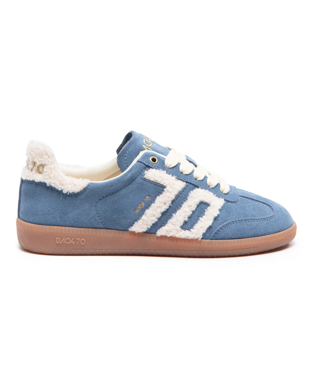 CLOUD 607 Fur beige Suede blue royal | Bildmaterial bereitgestellt von SHOES.PLEASE.