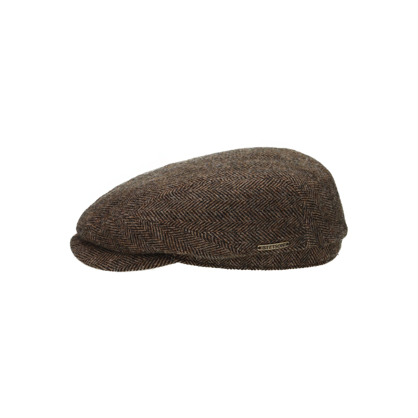 Driver Cap Wool Herringbone braun melange | Bildmaterial bereitgestellt von SHOES.PLEASE.