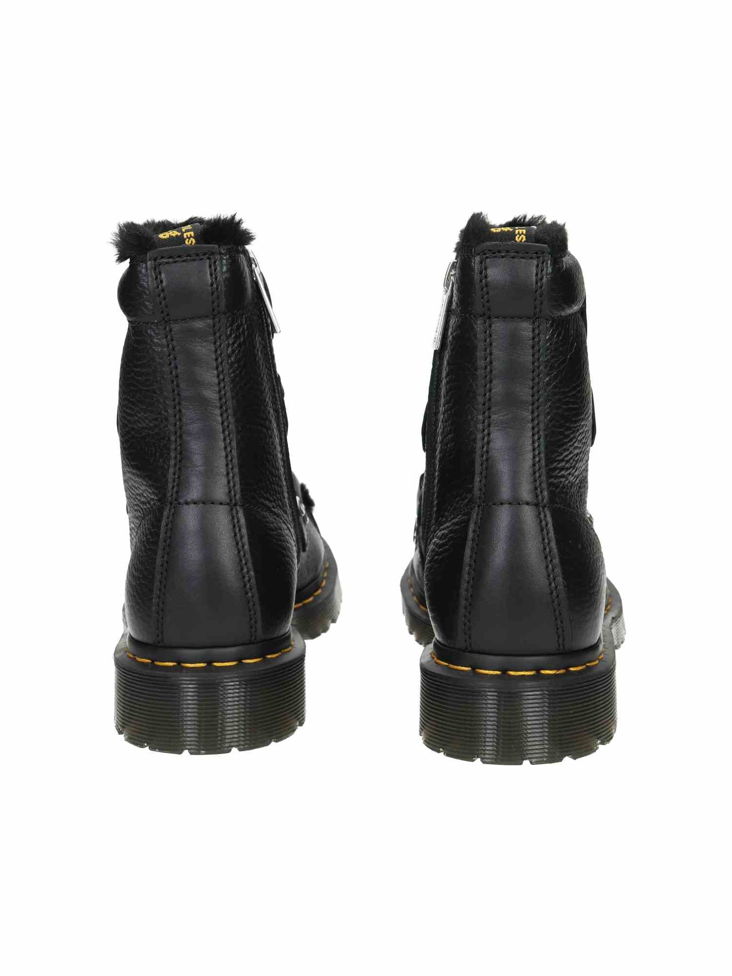 1460 Ltt Fl Milled Nappa+Wanama+Milo Fur black | Bildmaterial bereitgestellt von SHOES.PLEASE.