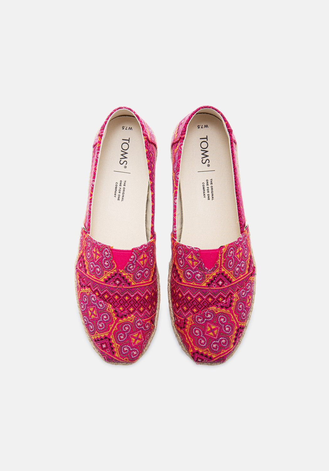 10016245 WM Woven pink multi floral | Bildmaterial bereitgestellt von SHOES.PLEASE.
