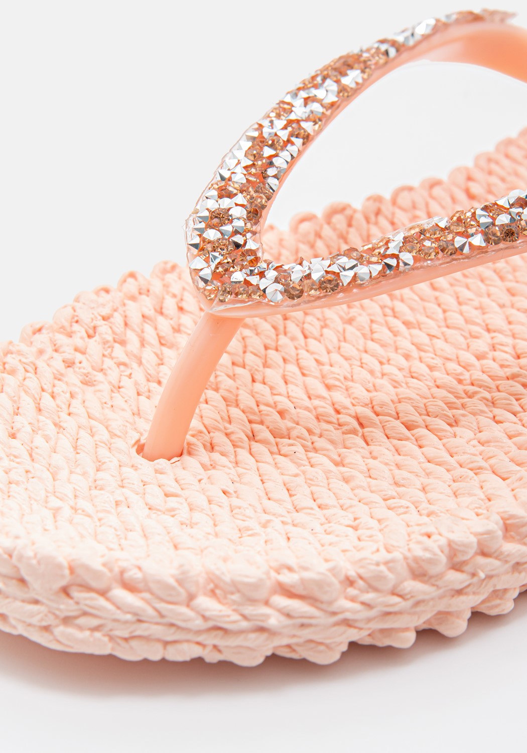 Flip Flop with Glitter soft coral | Bildmaterial bereitgestellt von SHOES.PLEASE.
