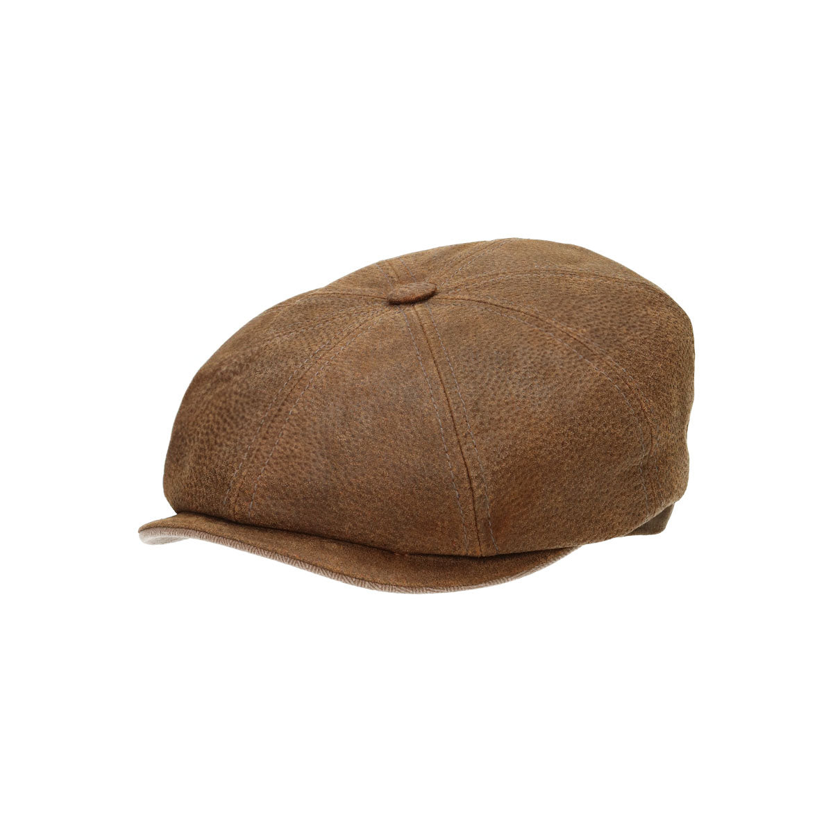 8-Panel Cap Pigskin braun | Bildmaterial bereitgestellt von SHOES.PLEASE.