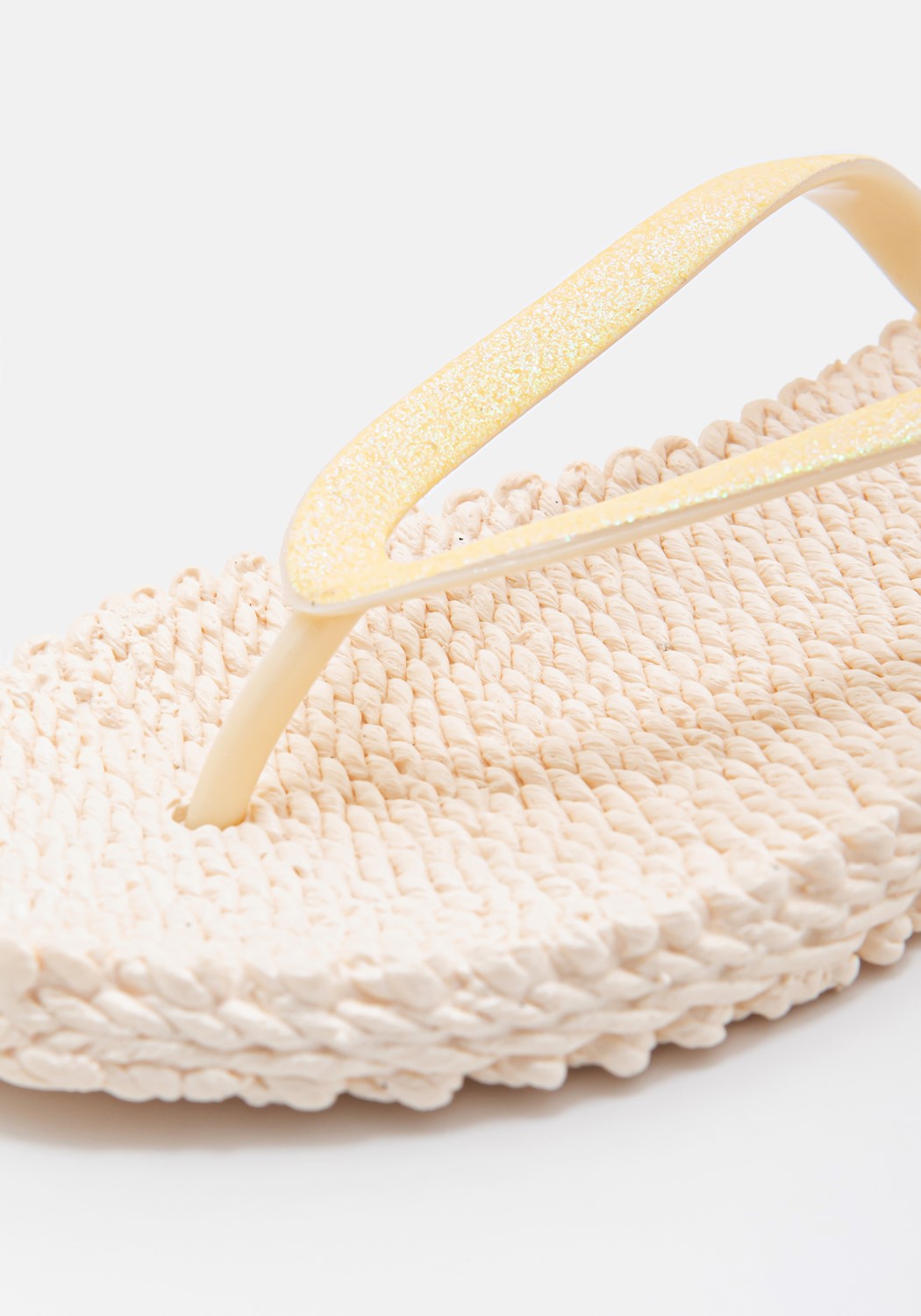 Flip Flop with Glitter pear sorbet | Bildmaterial bereitgestellt von SHOES.PLEASE.