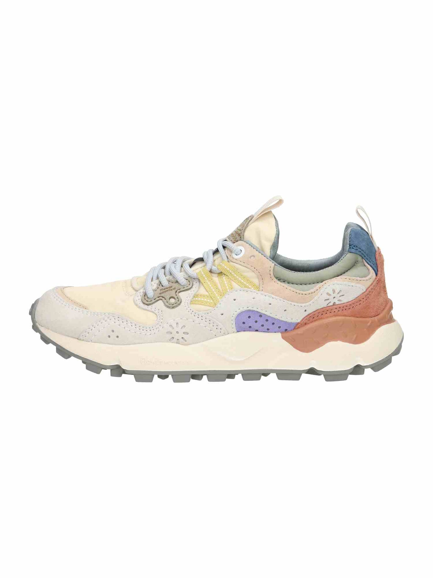 Yamano 3 Uni Suede/Print/Nylon beige/mil | Bildmaterial bereitgestellt von SHOES.PLEASE.