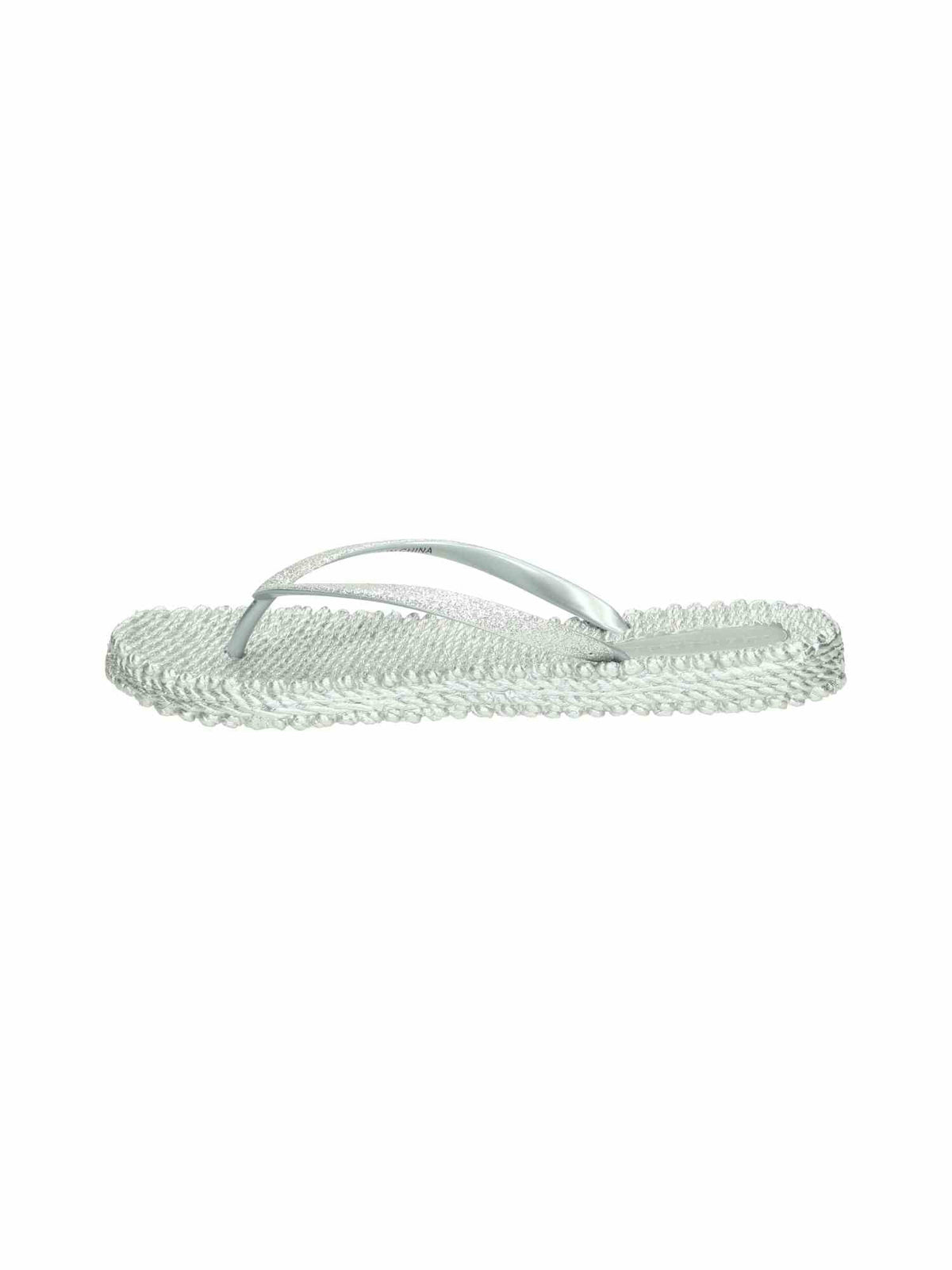 Flip Flop with Glitter silver | Bildmaterial bereitgestellt von SHOES.PLEASE.