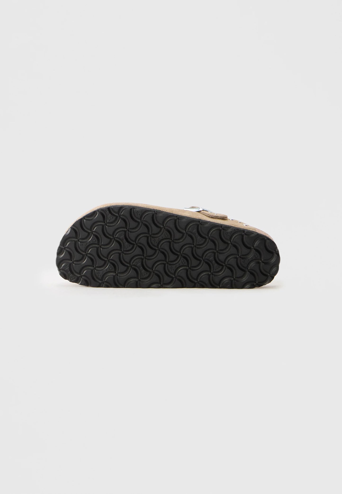 Boston Rivets Suede Leather Women Narrow taupe | Bildmaterial bereitgestellt von SHOES.PLEASE.
