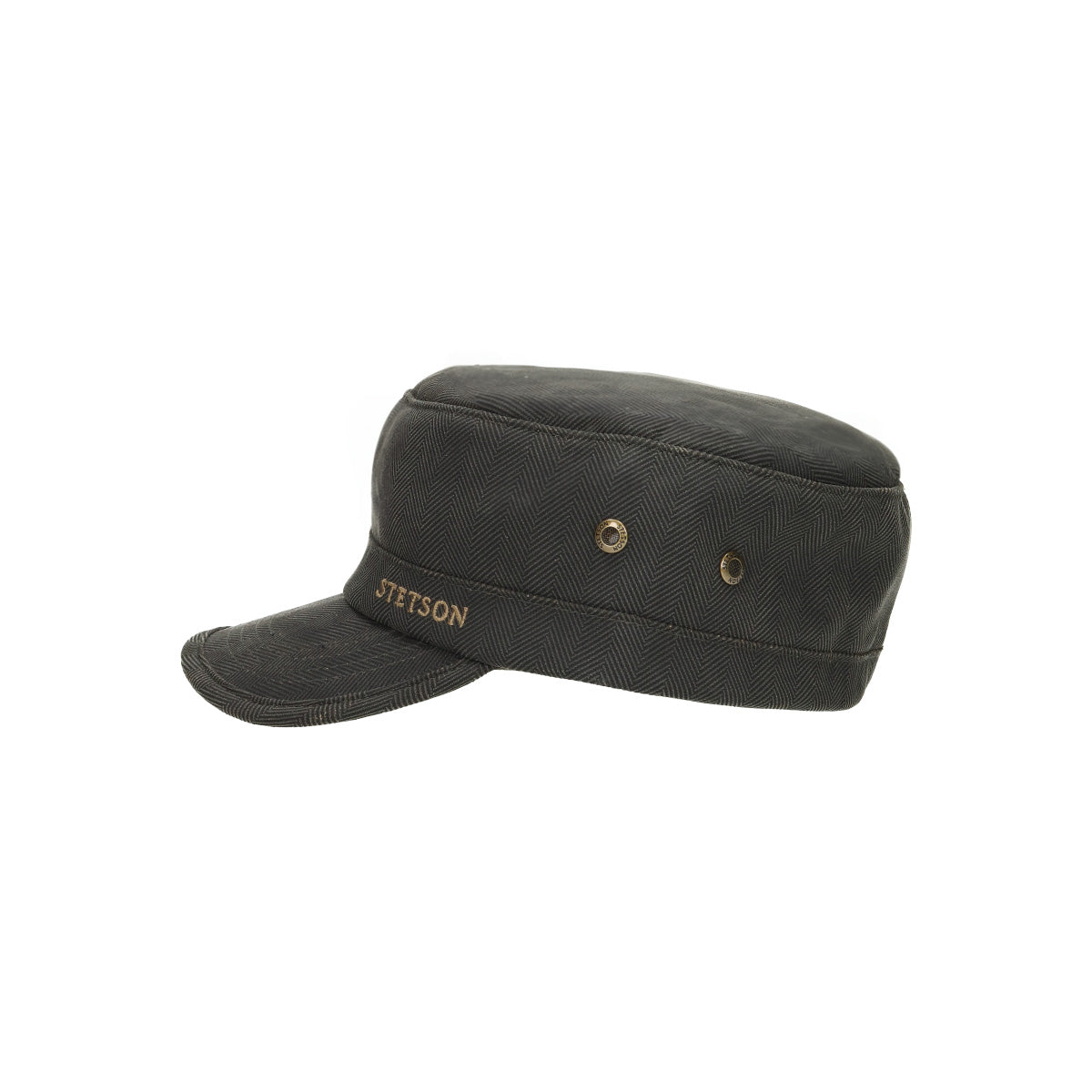 Army Cap Herringbone fischgrat grün schwarz | Bildmaterial bereitgestellt von SHOES.PLEASE.
