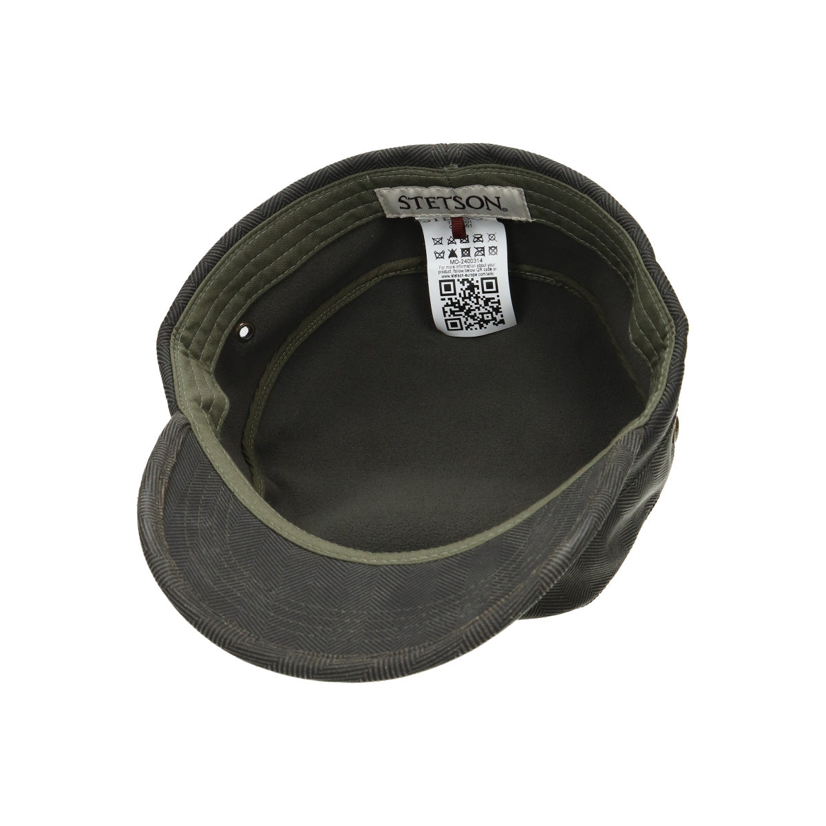 Army Cap Herringbone fischgrat grün schwarz | Bildmaterial bereitgestellt von SHOES.PLEASE.