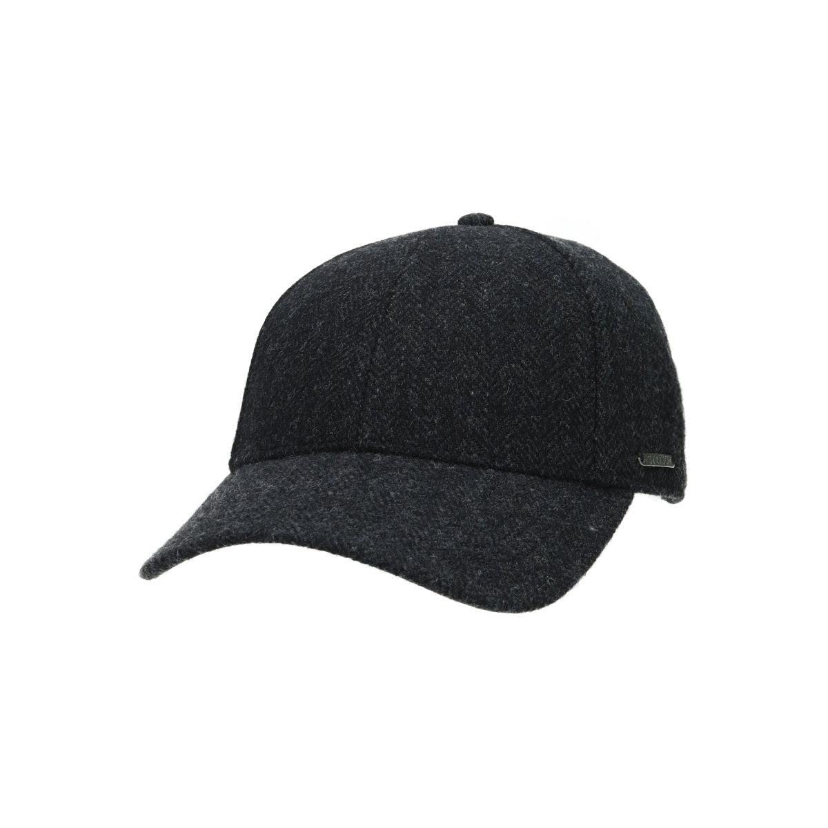 Baseball Cap Wool Herringbone fischgrat schwarz | Bildmaterial bereitgestellt von SHOES.PLEASE.