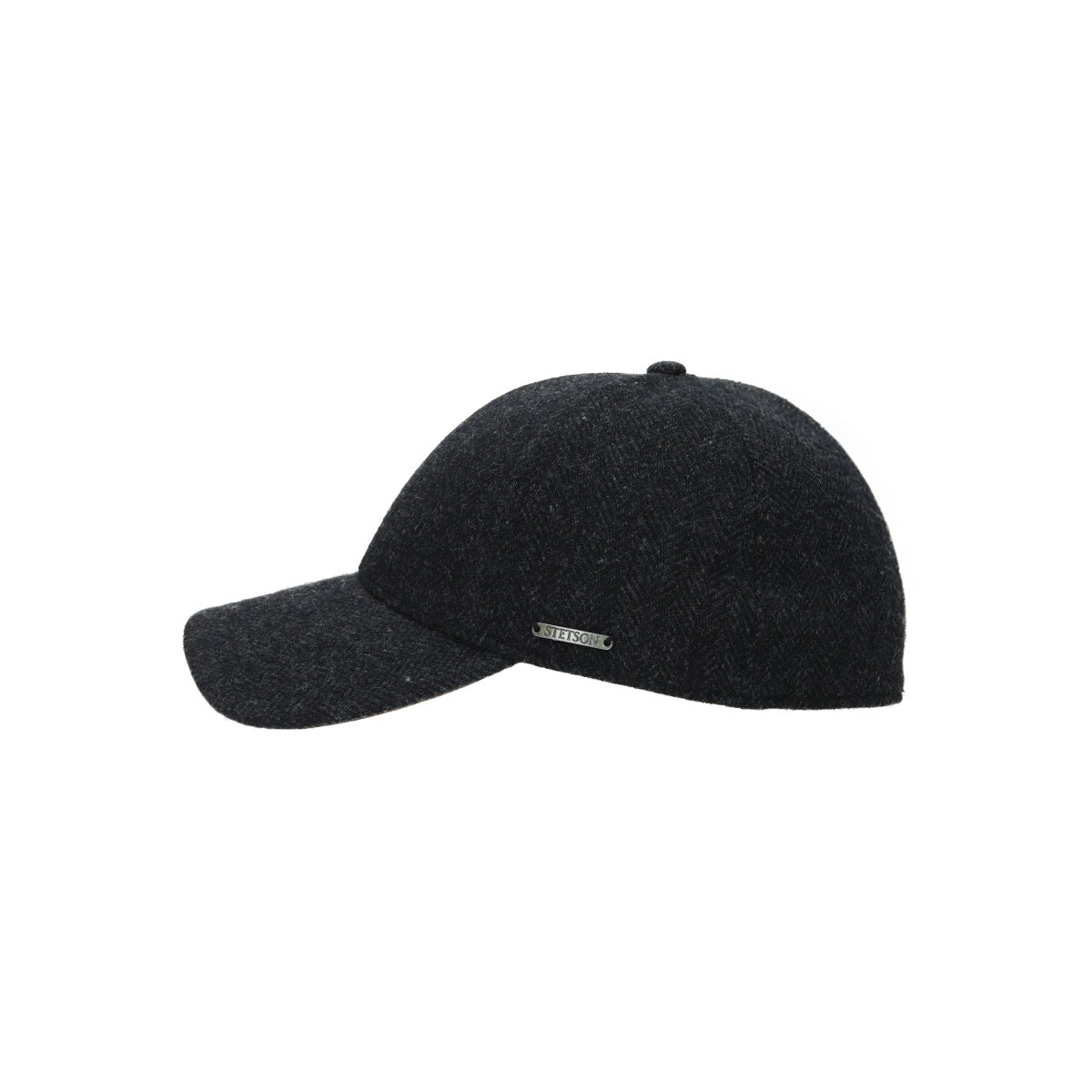 Baseball Cap Wool Herringbone fischgrat schwarz | Bildmaterial bereitgestellt von SHOES.PLEASE.