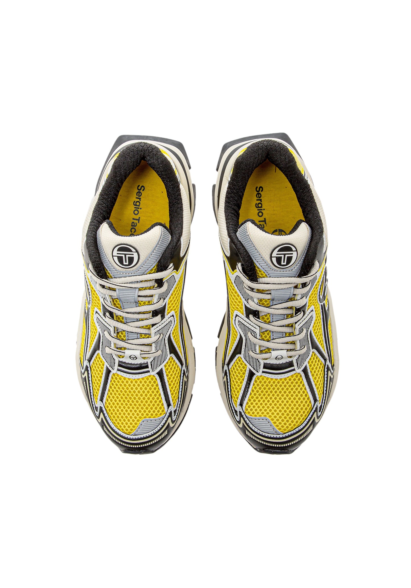 Y2K Runner safety yellow seedpearl raven | Bildmaterial bereitgestellt von SHOES.PLEASE.