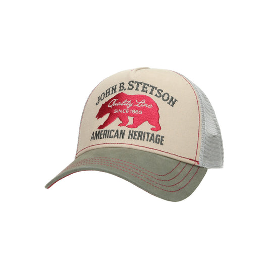 Trucker Cap Bear braun beige