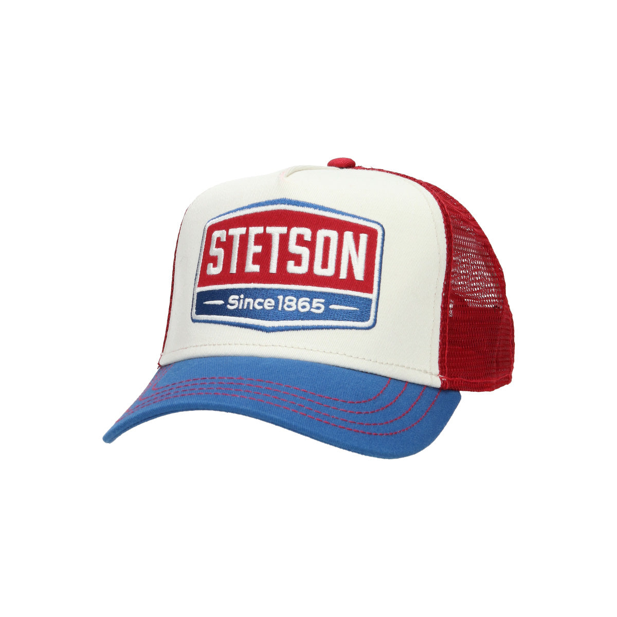 Trucker Cap Gasoline blau rot | Bildmaterial bereitgestellt von SHOES.PLEASE.