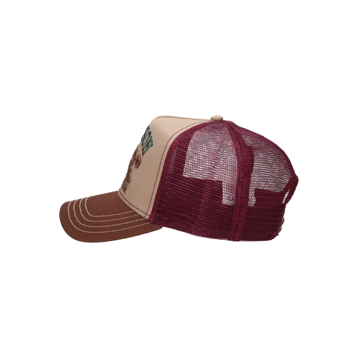 Trucker Cap Great Plains braun rot | Bildmaterial bereitgestellt von SHOES.PLEASE.