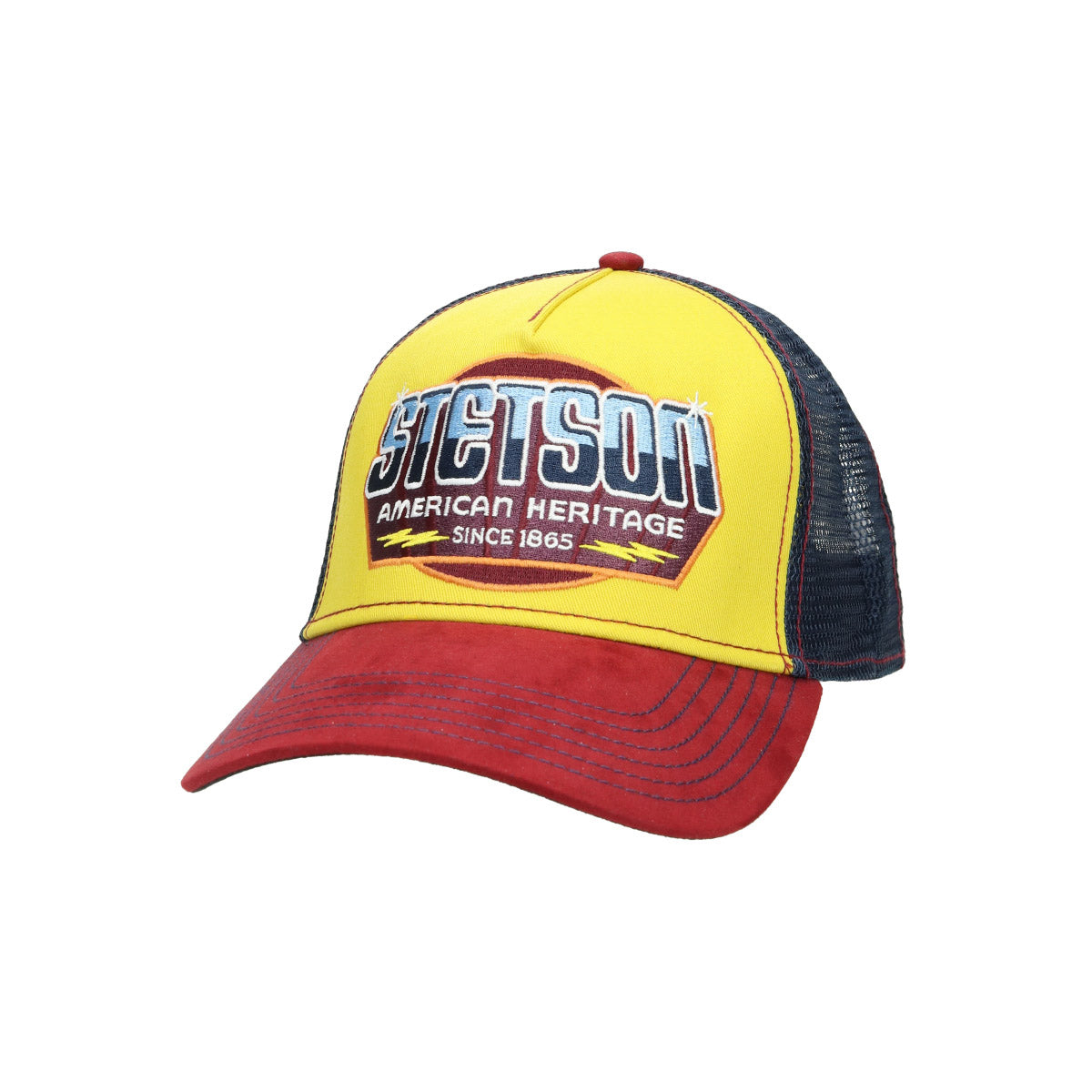 Trucker Cap American Heritage Master rot gelb | Bildmaterial bereitgestellt von SHOES.PLEASE.
