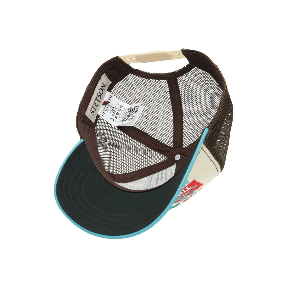 Trucker Cap Tiki Lounge blau braun | Bildmaterial bereitgestellt von SHOES.PLEASE.
