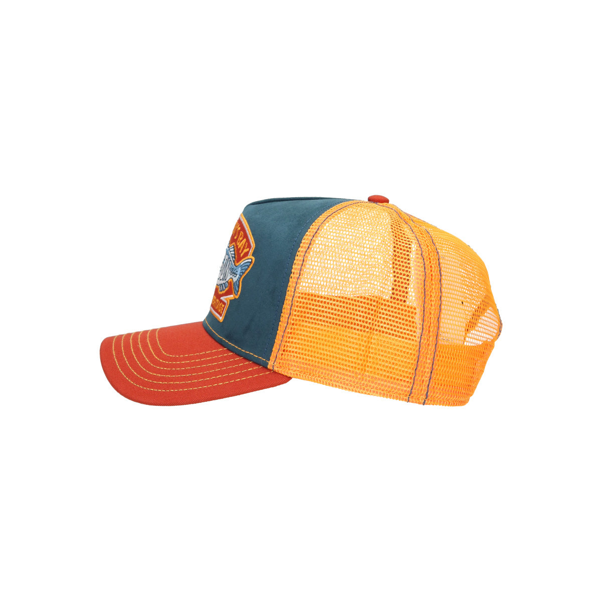 Trucker Cap Fishermen´s Bay rot blau | Bildmaterial bereitgestellt von SHOES.PLEASE.