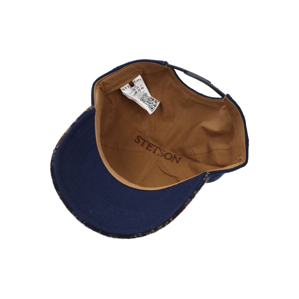 Trucker Cap Wool Check navy beige burned orange | Bildmaterial bereitgestellt von SHOES.PLEASE.