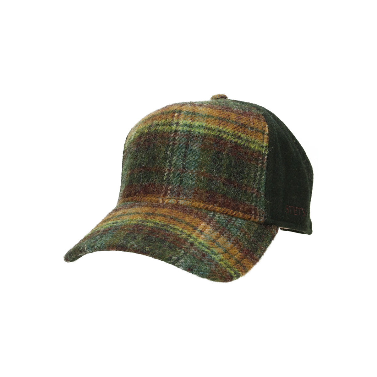 Trucker Cap Wool Check grün dunkelorange | Bildmaterial bereitgestellt von SHOES.PLEASE.