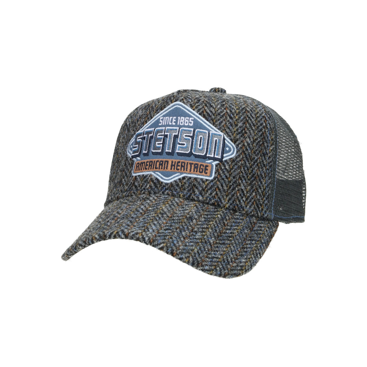 Trucker Cap Harris Tweed grau | Bildmaterial bereitgestellt von SHOES.PLEASE.