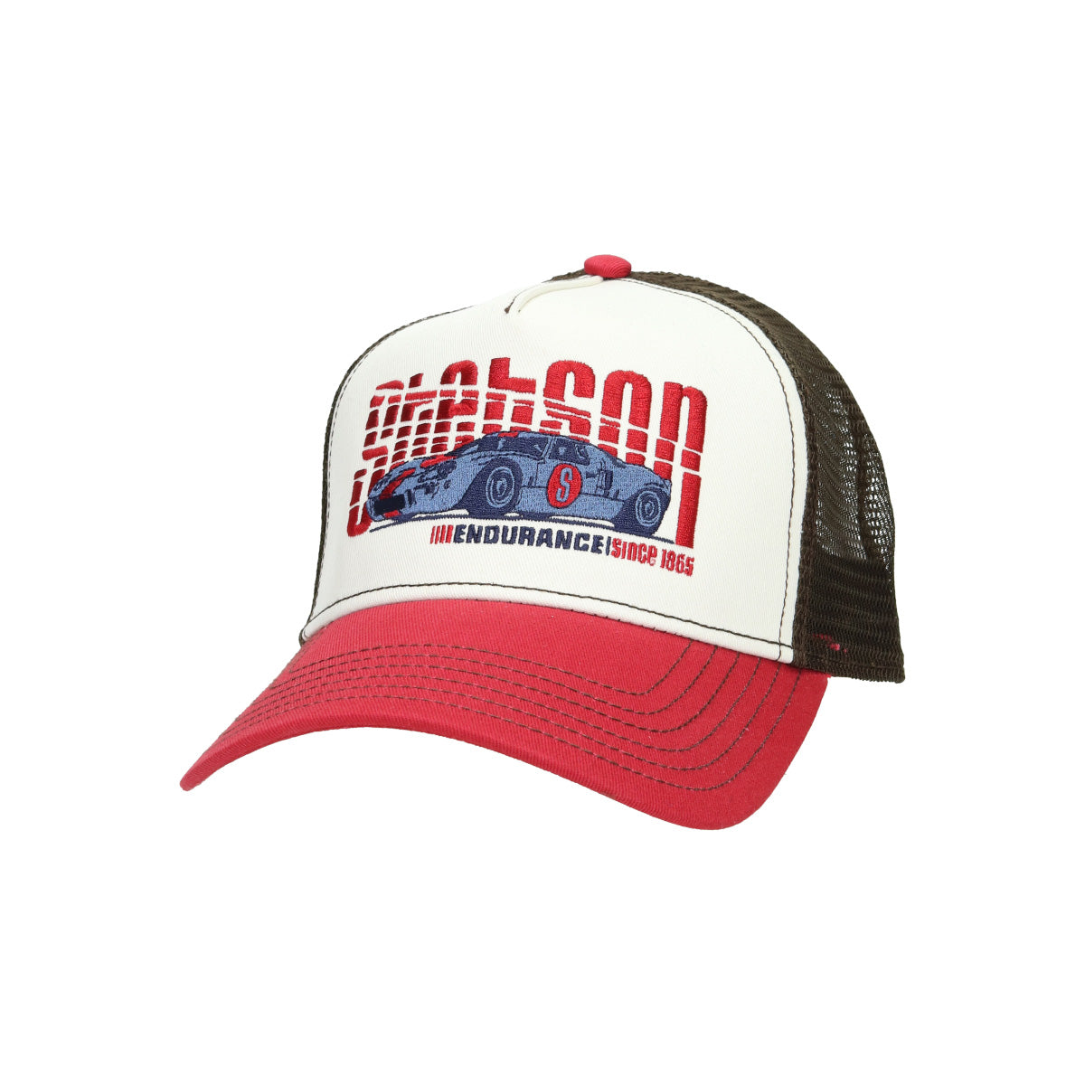 Trucker Cap Endurance rot schwarz | Bildmaterial bereitgestellt von SHOES.PLEASE.